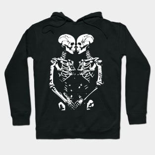 skeletons love Hoodie